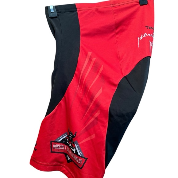 Voler Red and Black Cycling Shorts - Picture 2 of 12